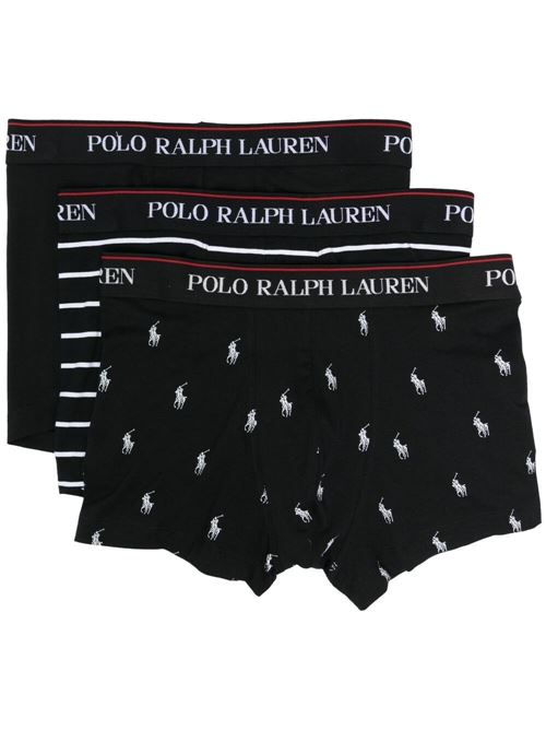 Boxer intimo uomo Polo Ralph Lauren 3 pack neri POLO RALPH LAUREN | 714830299009